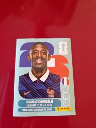 Cromo Mundial Ousmane Dembelé Panini