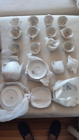 Juego de té de porcelana Bidasoa sin estrenar
