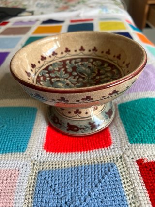 Alzatina ceramica Biagioli Gubbio
