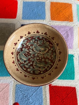 Alzatina ceramica Biagioli Gubbio