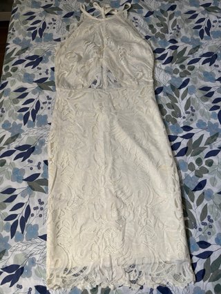 Vestido de encaje blanco