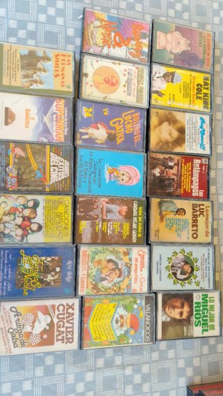 Lote 21 Casetes Pop Retro, BSO Cine y Cuentos