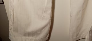 Pantalón pata ancha mujer blanco