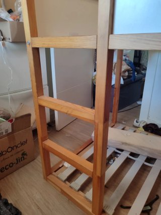 Litera de madera de 2 Metros de Largo por 1 ancho