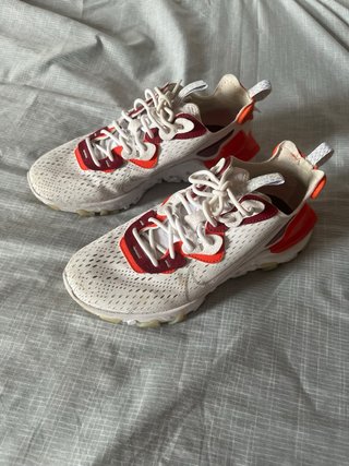 Zapatillas Nike React Vision Blancas Rojas