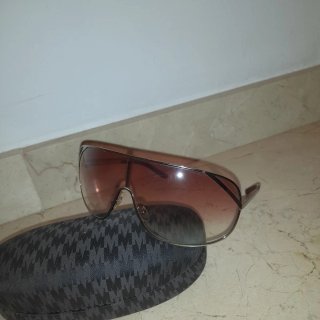 Gafas de sol Max Mara marrones y plateadas