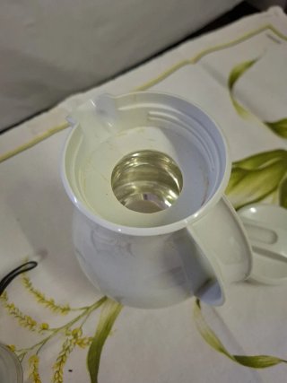 Termo de plástico blanco