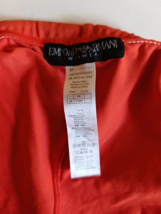 Costume Emporio Armani rosso