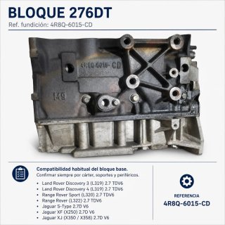 Bloque Motor Ford 276DT 2.7 TDV6