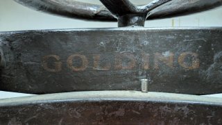 Antigua Guillotina Papel Industrial GOLDING STA