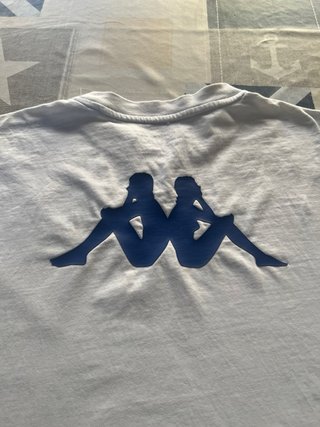 Camiseta Kappa blanca niño T.10