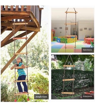 Escalera de cuerda infantil