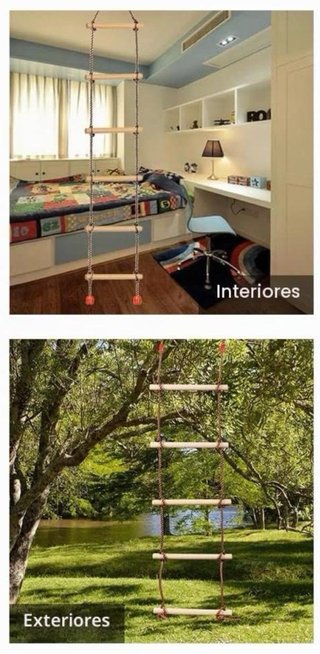 Escalera de cuerda infantil
