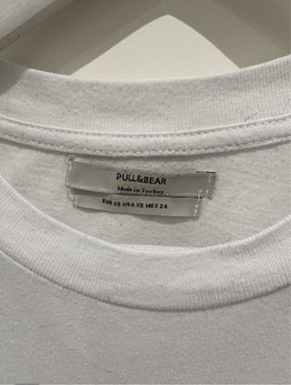 Pack 2 Crop Tops Pull&Bear XS Negra y Blanca