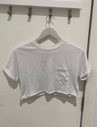 Pack 2 Crop Tops Pull&Bear XS Negra y Blanca
