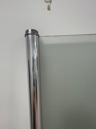 Puerta/mampara de cristal templado mate interior