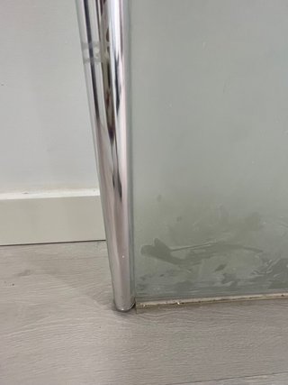 Puerta/mampara de cristal templado mate interior