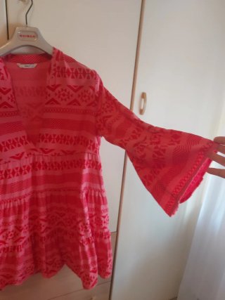 Vestito donna Only rosa e fucsia taglia 44