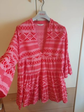 Vestito donna Only rosa e fucsia taglia 44