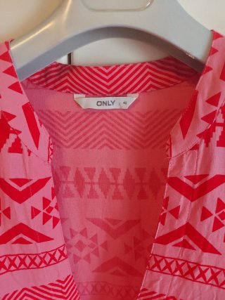 Vestito donna Only rosa e fucsia taglia 44