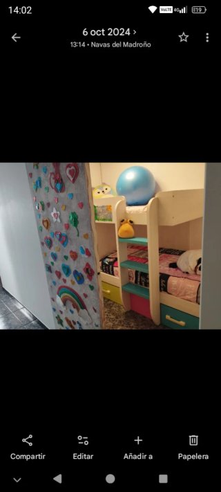 Cama tren dormitorio infantil