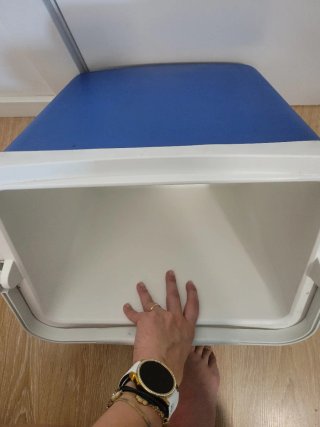 Nevera portátil grande Campos 24L Azul/Blanca