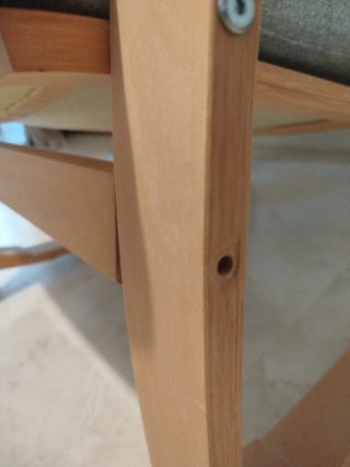 Mecedora Ikea Madera Gris
