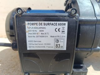 Motobomba de superficie