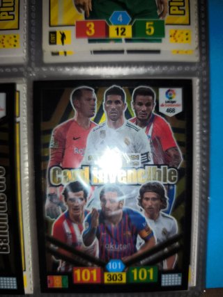Carta Invencible Adrenalyn XL 2018-19 Nº 468