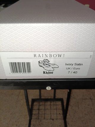 Sandalias Rainbow Club Blancas y Plateadas Nuevas