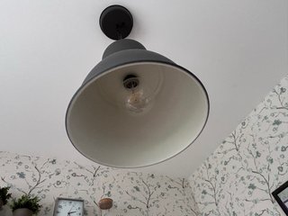 Lámpara colgante gris Ikea