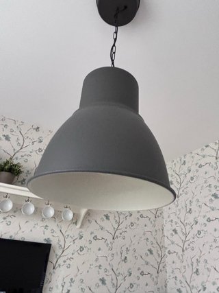 Lámpara colgante gris Ikea