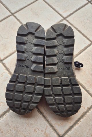 Scarpe Sun68 donna argento glitterato