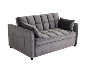 Sofá Cama Gris Tela