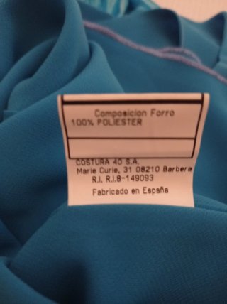 Blusa turquesa sin mangas