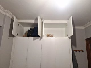 Armario empotrado madera blanco
