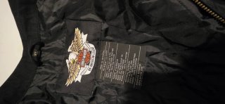 Cazadora Harley Davidson Moto Negra TALLA XL