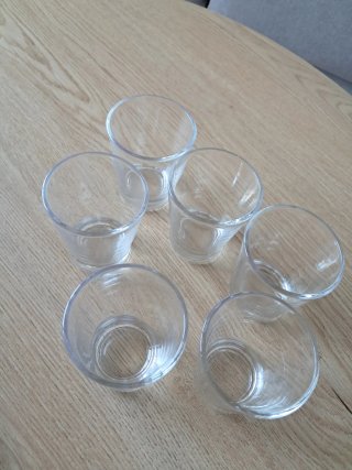 Set 6 Vasos de chupito cristal