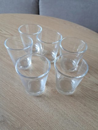 Set 6 Vasos de chupito cristal
