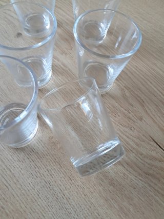 Set 6 Vasos de chupito cristal