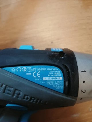 Taladro Atornillador 18V con Cargador