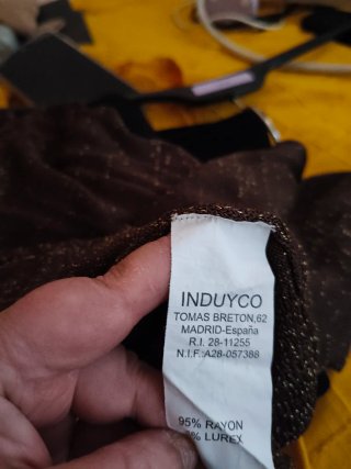 Jersey fino Tata Moda marrón XXL