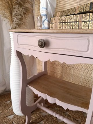 Mesita Vintage Shabby Chic Restaurada
