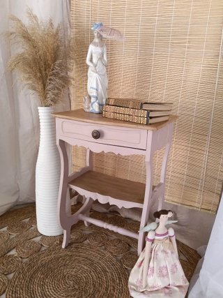 Mesita Vintage Shabby Chic Restaurada