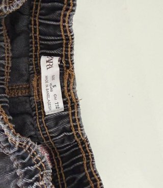 Pantalón vaquero cargo Zara Kids T.4-5 años