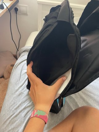 Mochila deportiva SIUX negra y azul