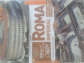 Libro Roma Imperial con láminas transparentes