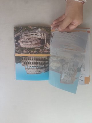 Libro Roma Imperial con láminas transparentes