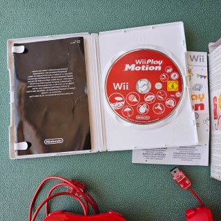 Lote Wii Play Motion + Mandos Wii Rojos