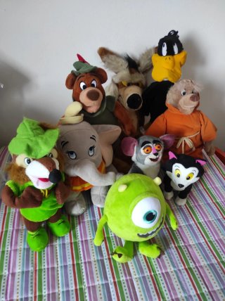 Lotto Pupazzi Peluche Vintage Rari